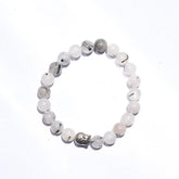 Tourmanilated Quartz Bracelet